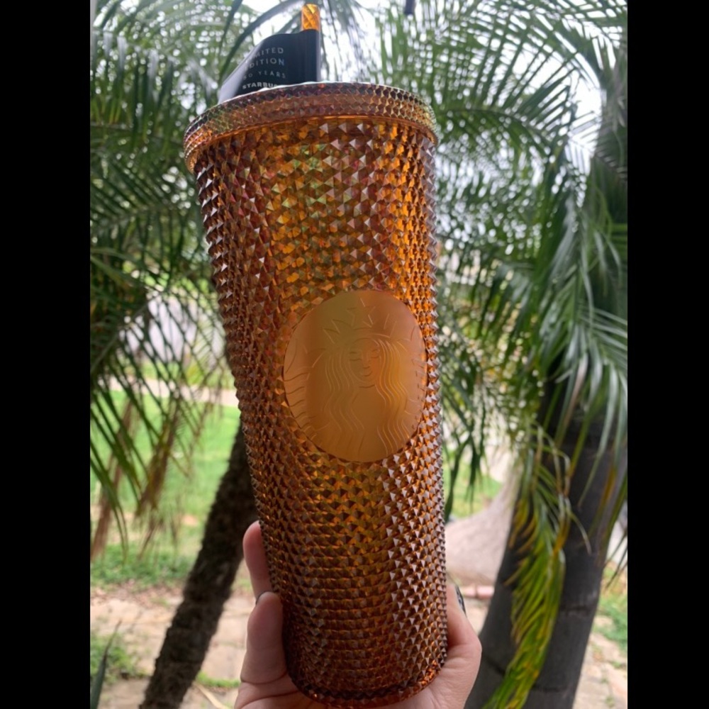 GOLD Studded Starbucks 50 Year Anniversary Limited Edition Tumbler